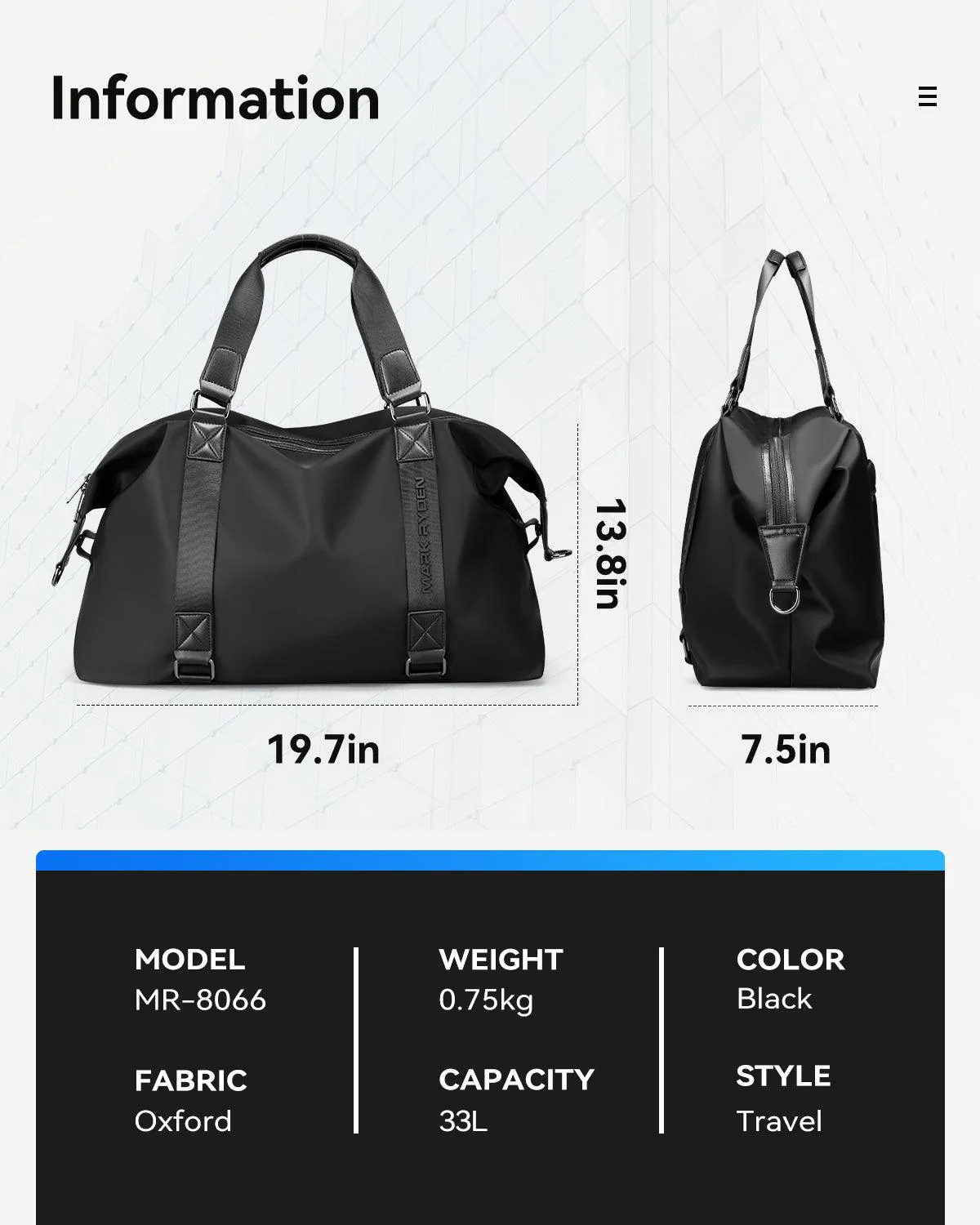 Carry: Lightweight & Spacious Duffle Bag - Image 9