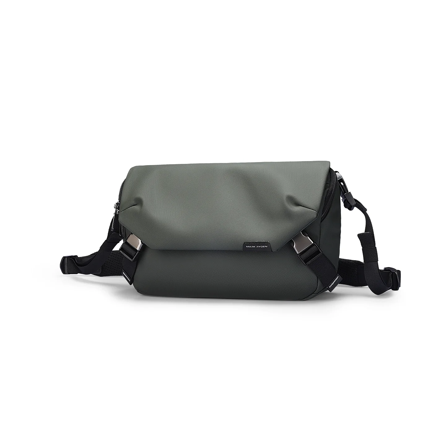 Harvey: Leather Waterproof Multifunction Messenger Bag - Image 16
