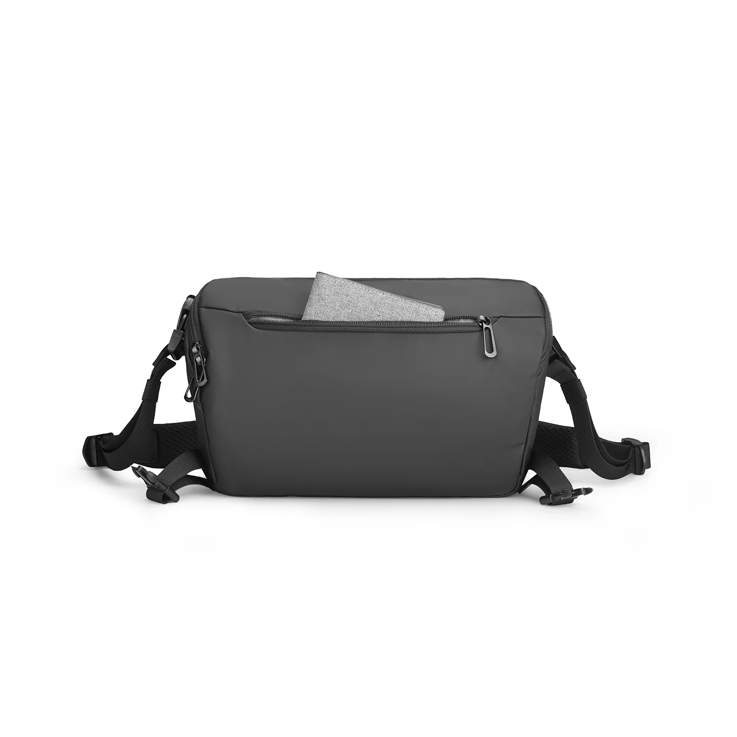 Harvey: Leather Waterproof Multifunction Messenger Bag - Image 5