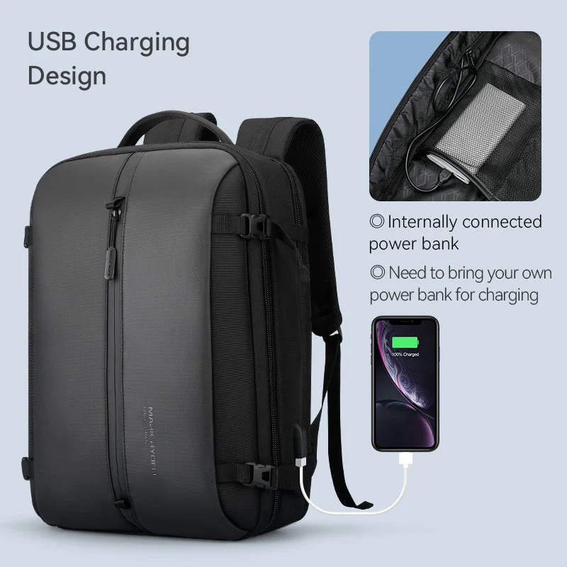 Mochila: Compact High-Capacity, & Smart USB Laptop Backpack - Image 4