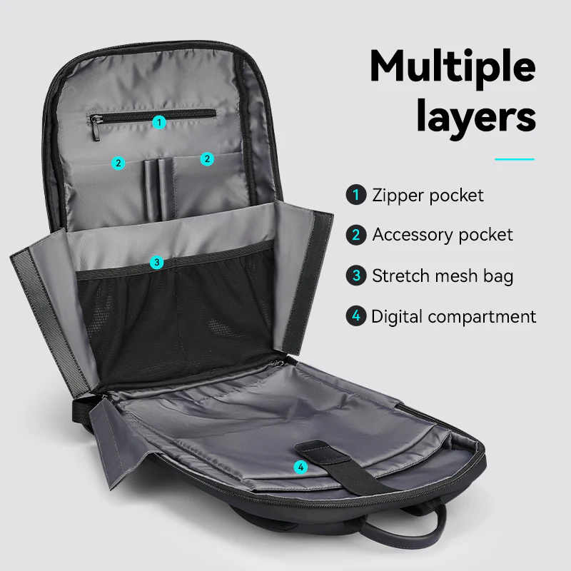 Voyager Pro: Lightweight backpack with a small footprint for commuters - Image 3