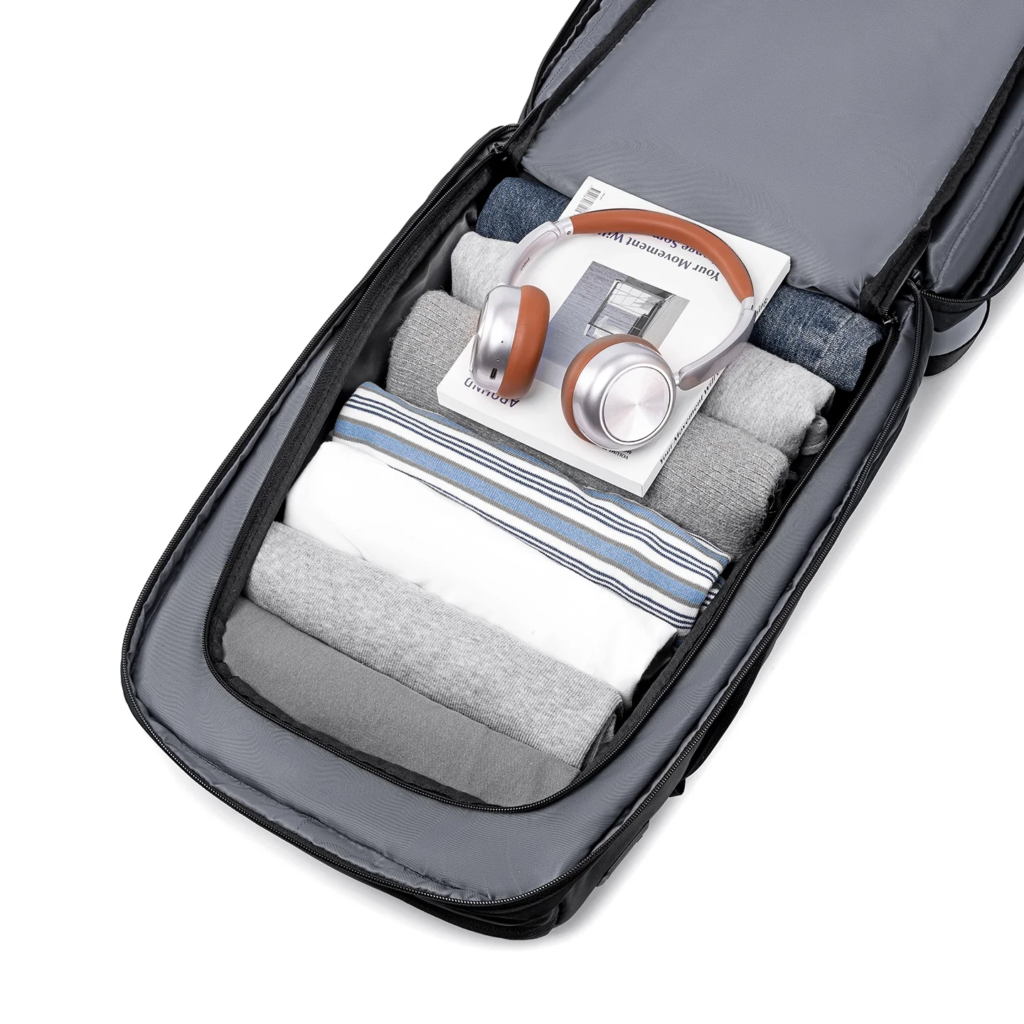 Vanguard: Splash-Proof Backpack with USB Port for Commuters - Image 15