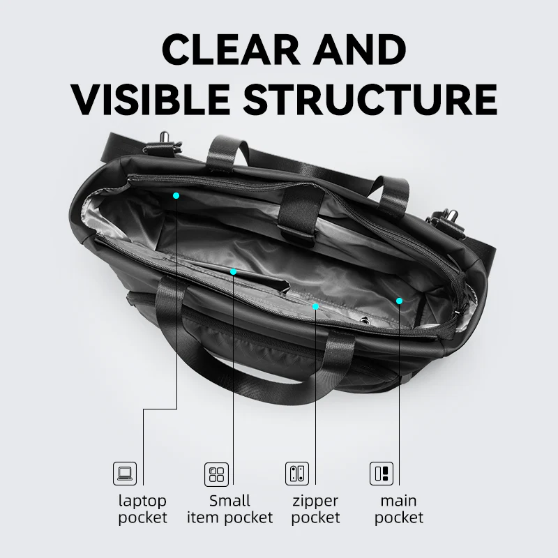MetroCourier: Tech-Integrated Messenger Bag with Dedicated Charger Compartment - Image 7