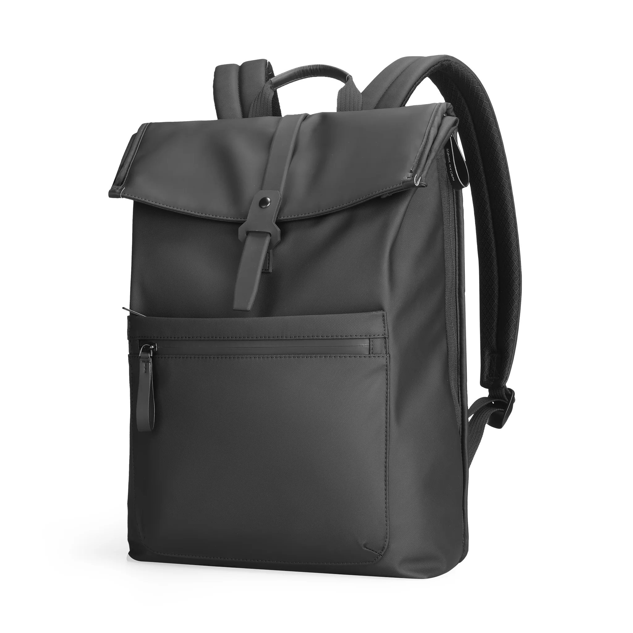 Trendy: Leather Casual Multilayer Storage Backpack - Image 2