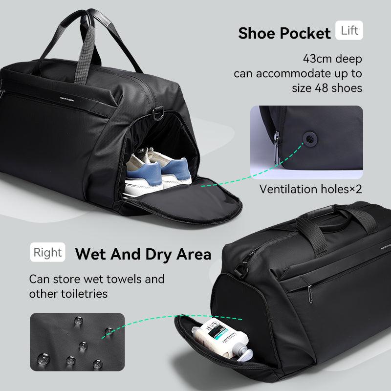 Deformable II: Leather Fitness Sports Handheld Crossbody Multifunctional Bag - Image 6