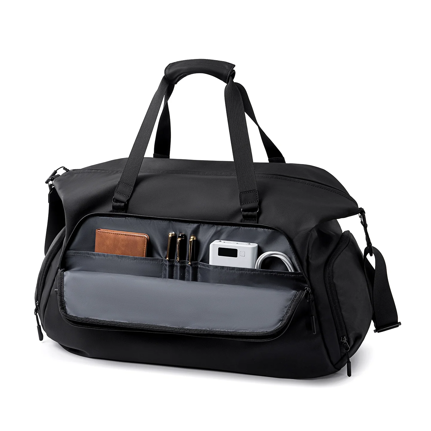 TransitPro: Business Travel Duffel Bag for Men – Large Weekender Carry On - Image 4