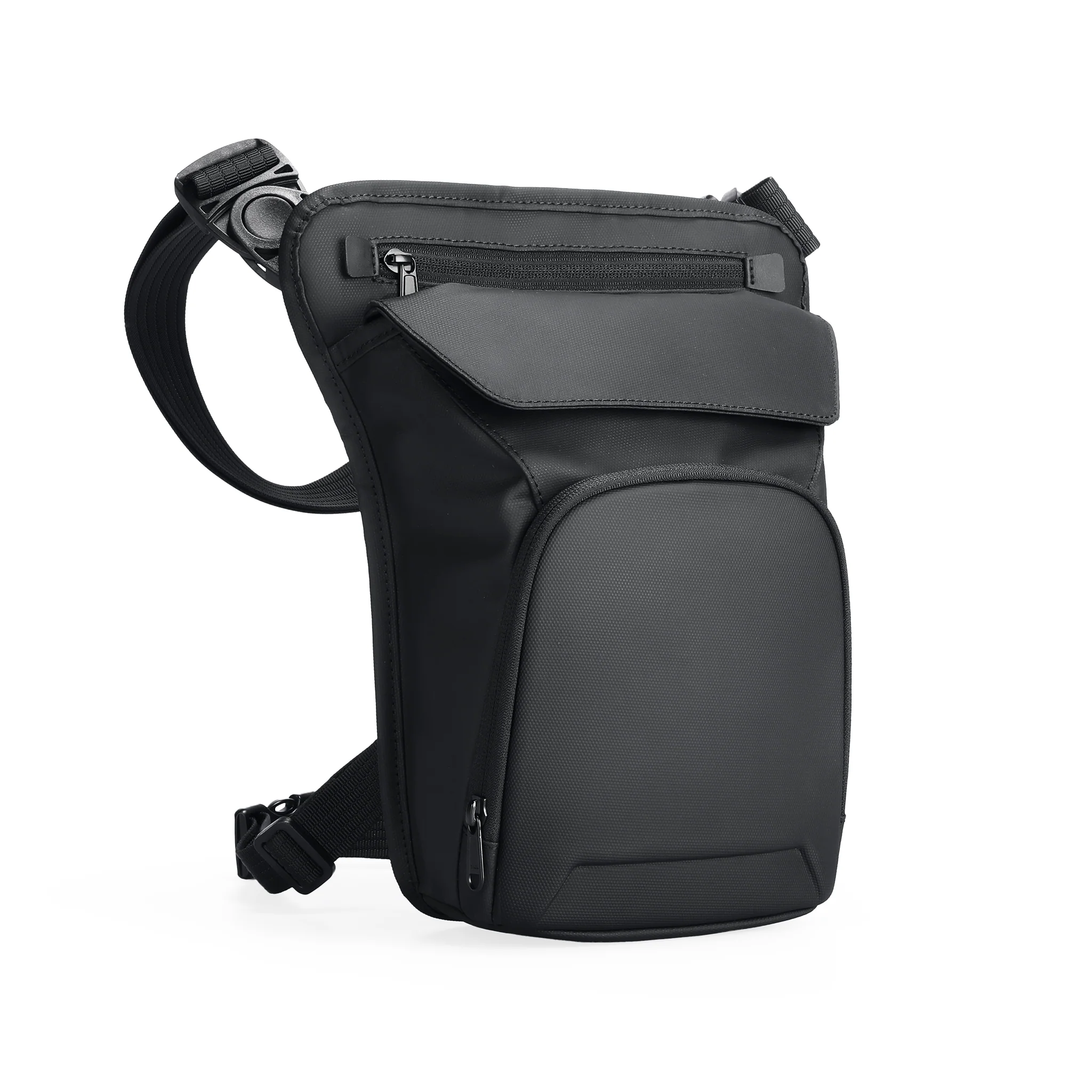 Toolkits: Leather Waterproof Anti-Scratch Multifunctional Adjustable Switching Mode Crossbody Bag - Image 2