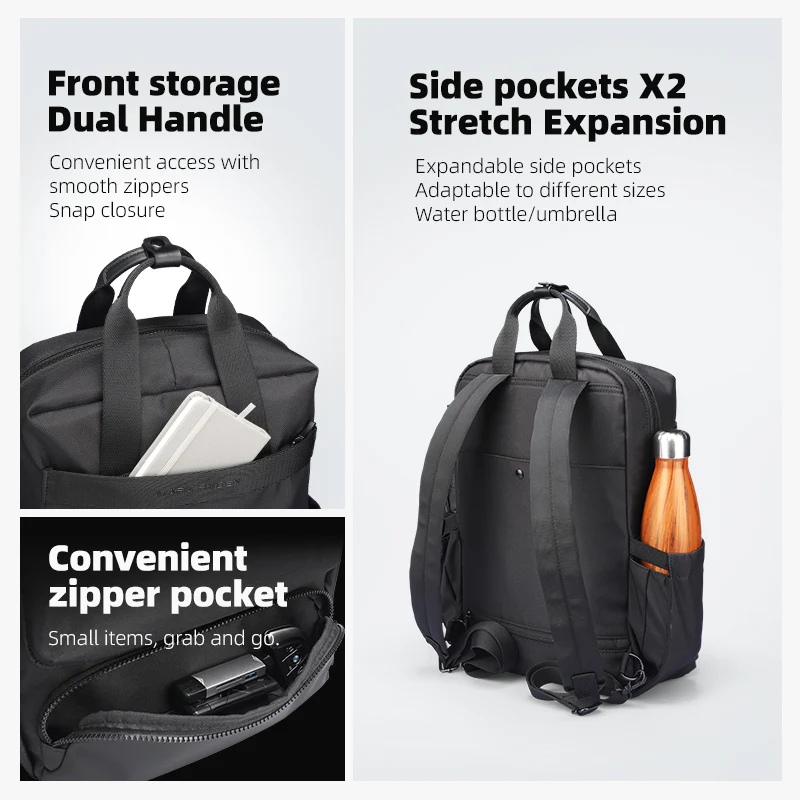 BreezePack: Lightweight Backpack with Removable Shoulder Straps for Easy Outdoor - Image 10