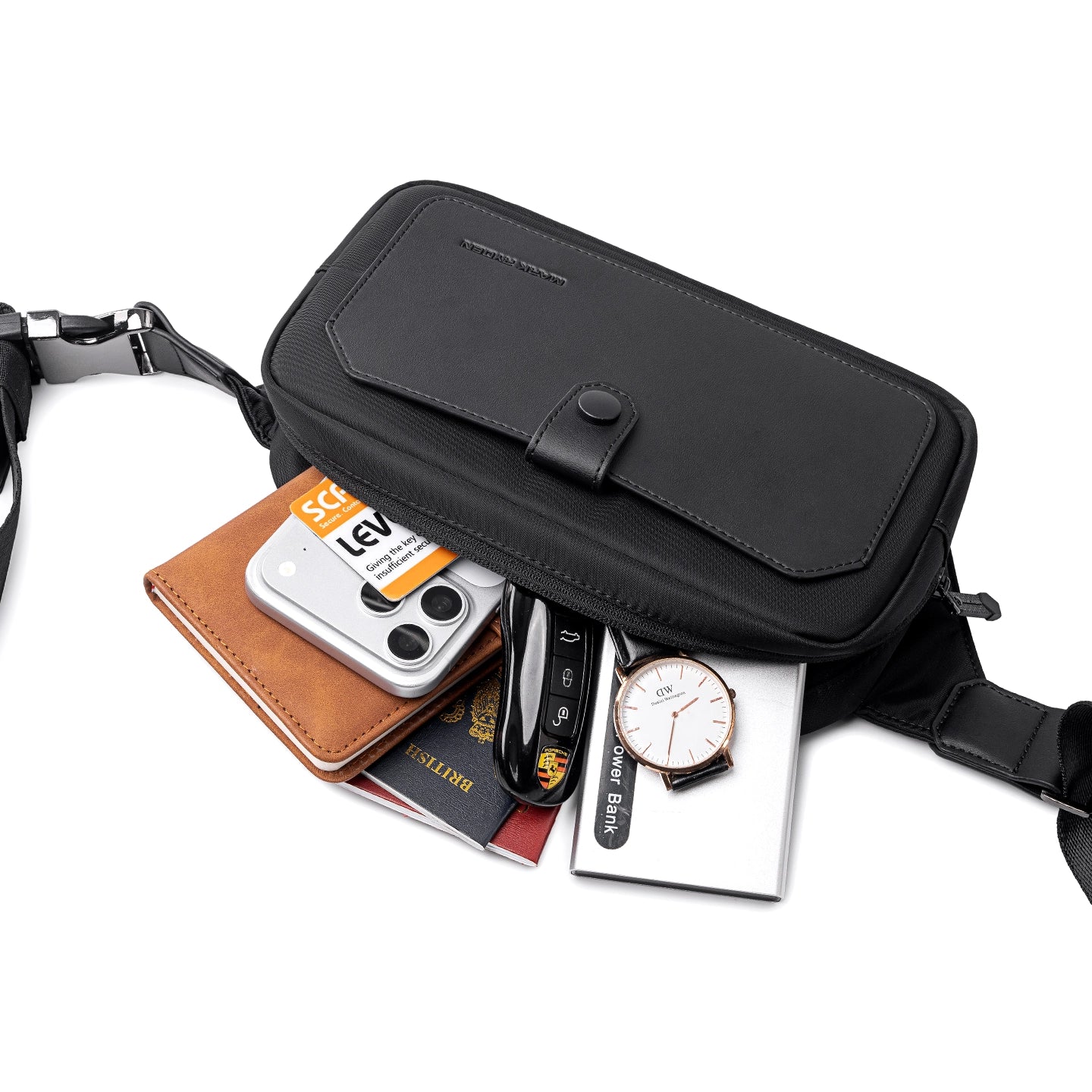 MetroCatch: 2L Sling Bag with Quick-Release Metal Buckle for City Explorers - Image 9