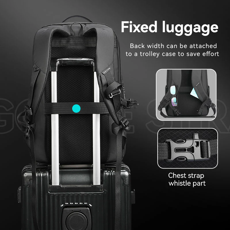 Sienet: Leather membrane material waterproof scratch-resistant high capacity Backpacks - Image 8