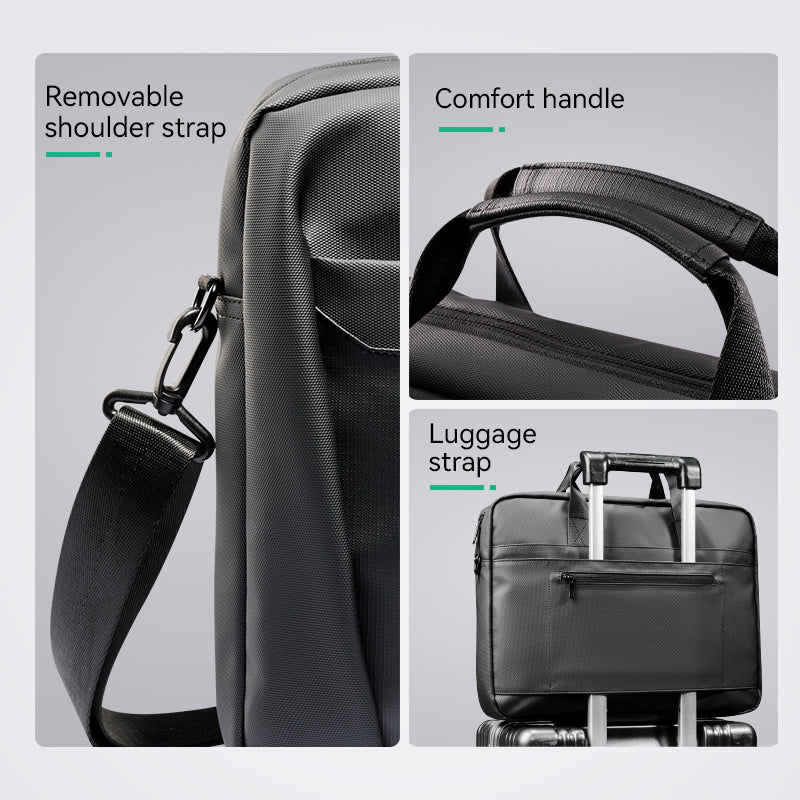 Classic V: Featherweight Water-resistant Briefcase For Urban Journeys - Image 5
