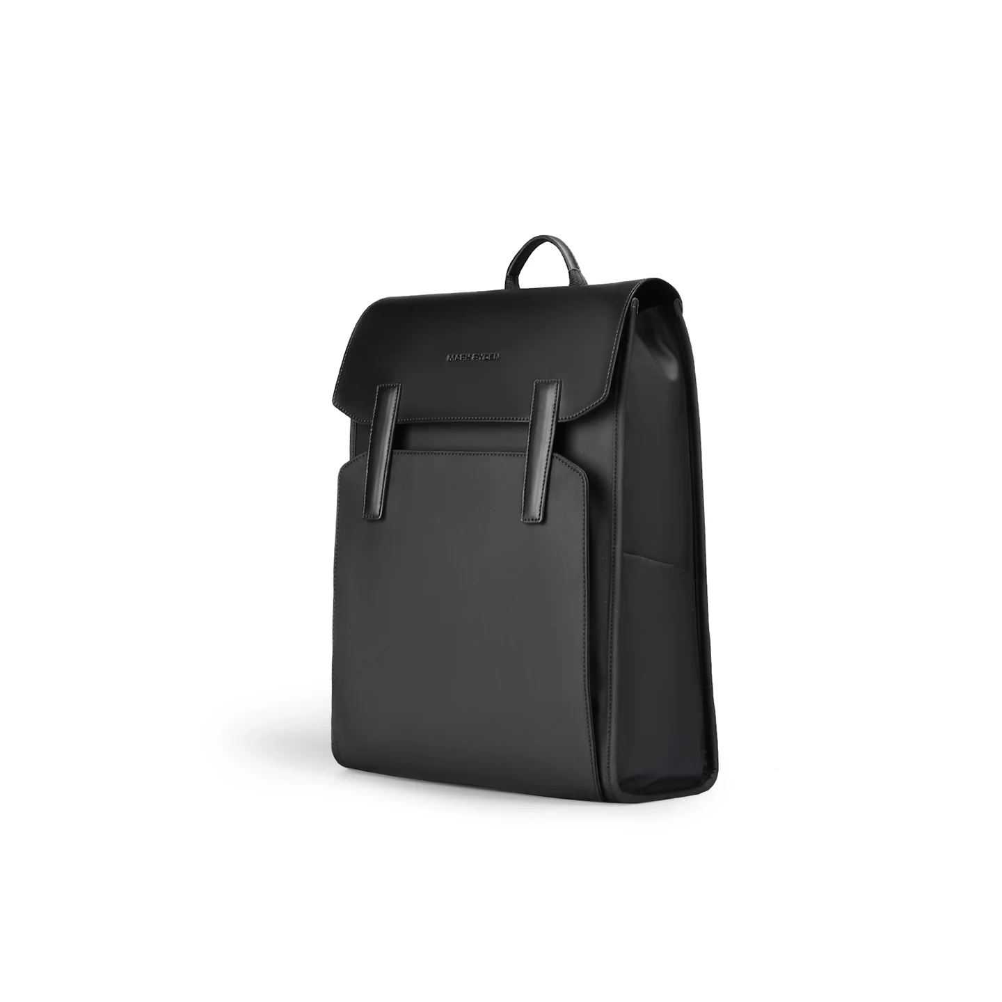 MUKE III: School Style Classic Business Work Black Oxford Backpack - Image 2