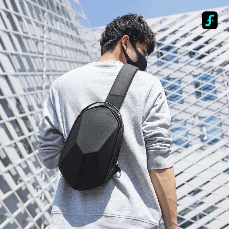 RHOMBUS: Unique Masonry-Inspired, Water-Repellent Crossbody Bag - Image 3