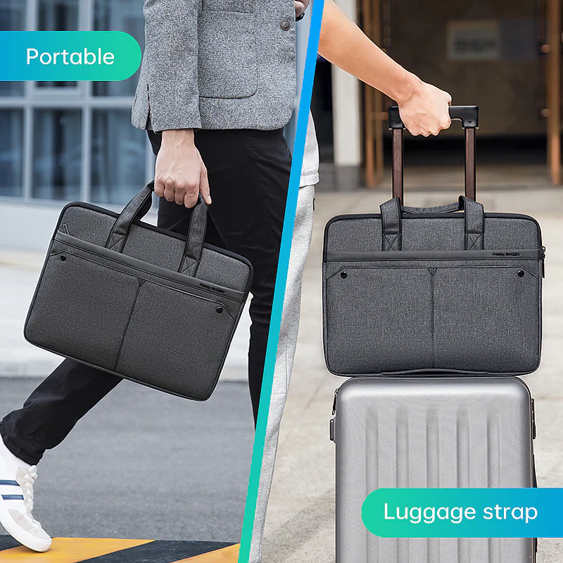 Classic III: MarkRyden Lighter and Thinner Tech Commuter Computer Briefcase 15.6 inch - Image 6
