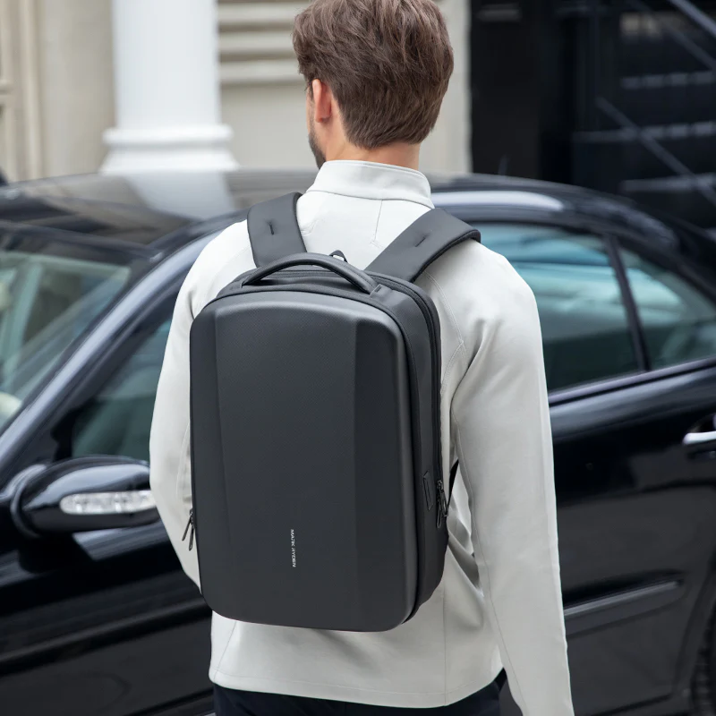 The Ratio Arc Compartment: Hard-shell Waterproof Laptop Backpack - Image 8