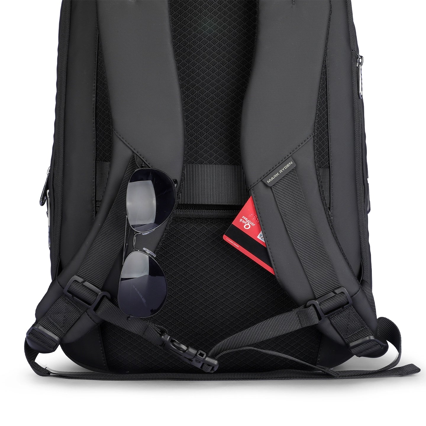 Protector II: Upgrade Diamond-cut Design Hard shell Waterproof Multifunctional Laptop Backpack - Image 15