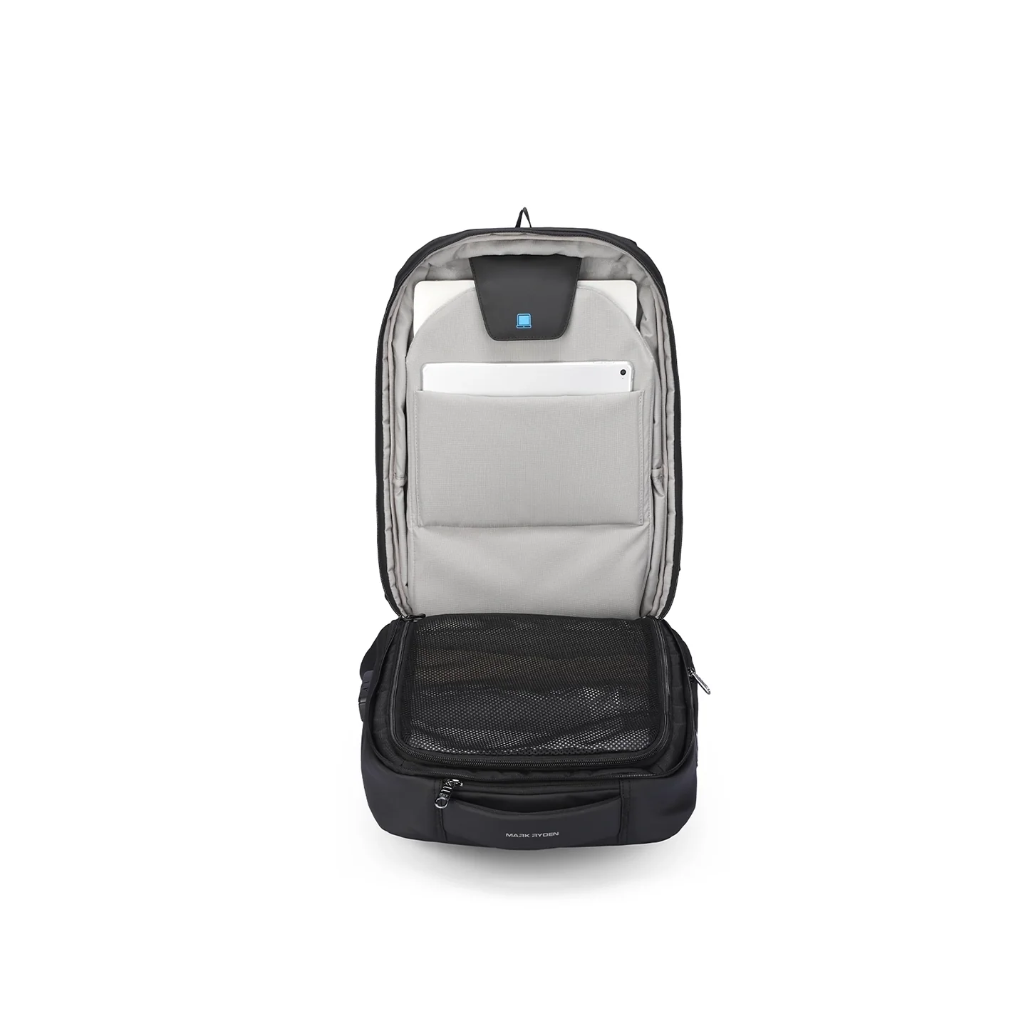 Protector II: Upgrade Diamond-cut Design Hard shell Waterproof Multifunctional Laptop Backpack - Image 7