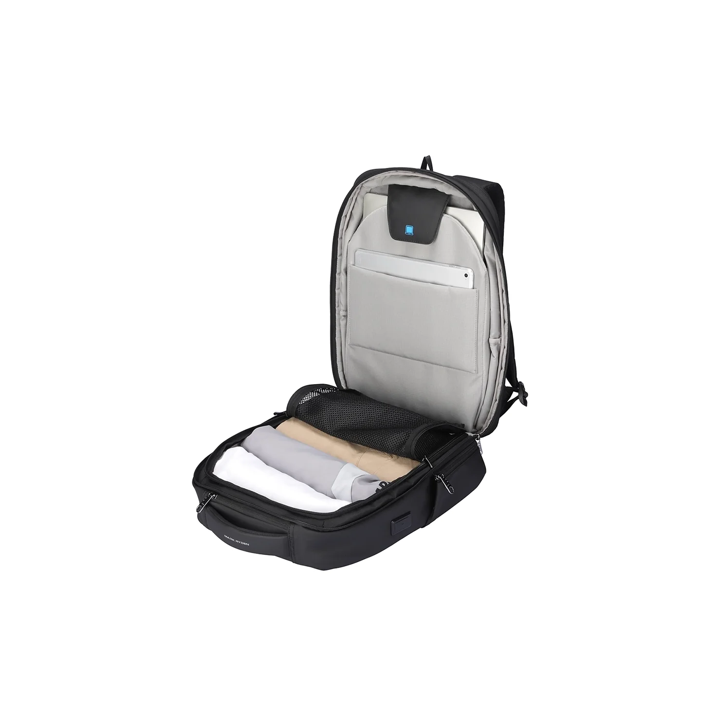 Protector II: Upgrade Diamond-cut Design Hard shell Waterproof Multifunctional Laptop Backpack - Image 8
