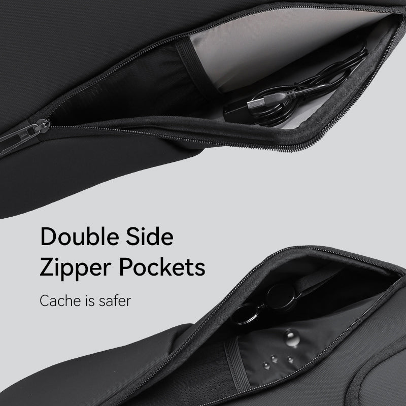 Polycom 2nd: Waterproof Backpack with Built-in USB for Travelling - Image 5