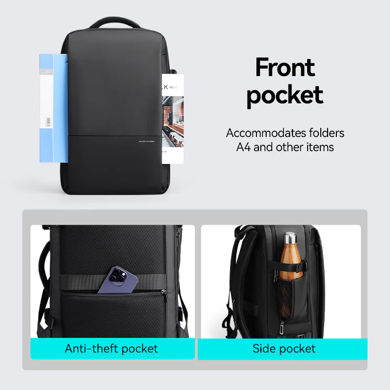 Super: Business Trips Travel College Three-layer Main Pocket Backpack 40L - Image 7
