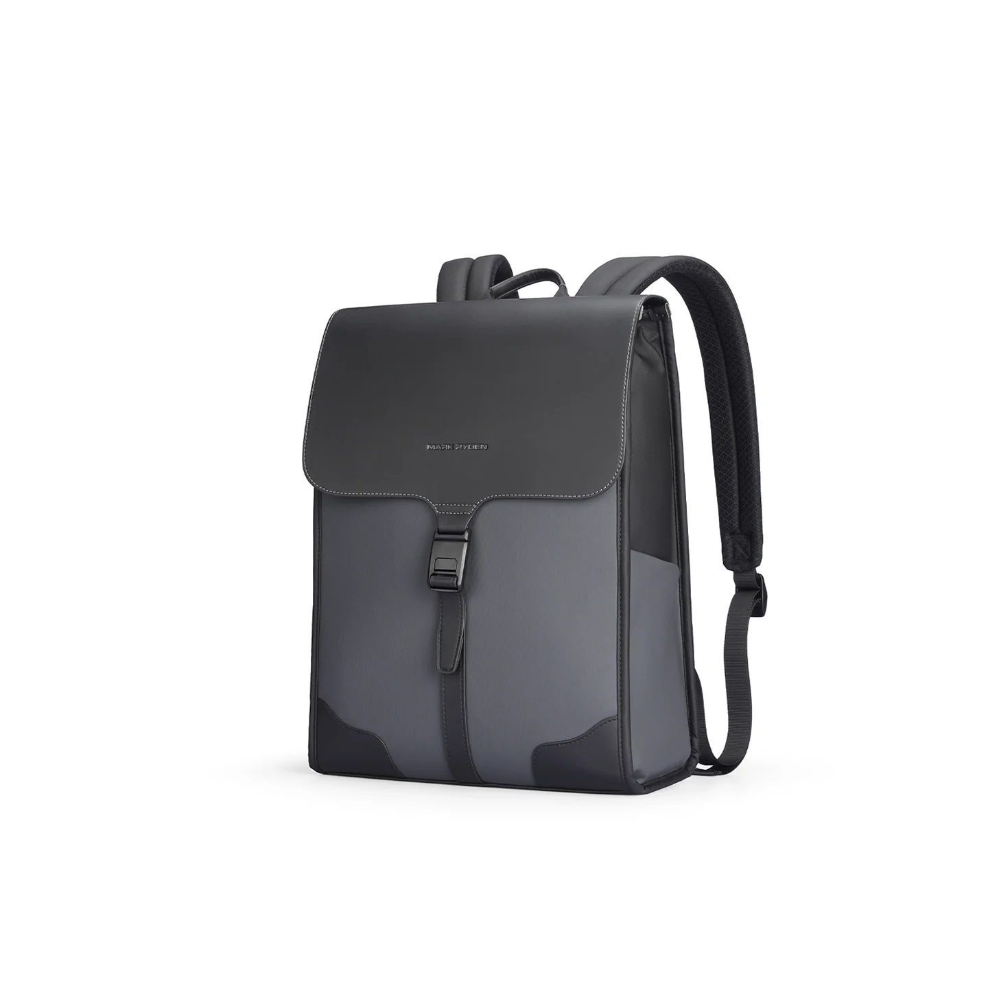 MUKE I: School Style Classic Business Work Black Oxford Backpack - Image 11