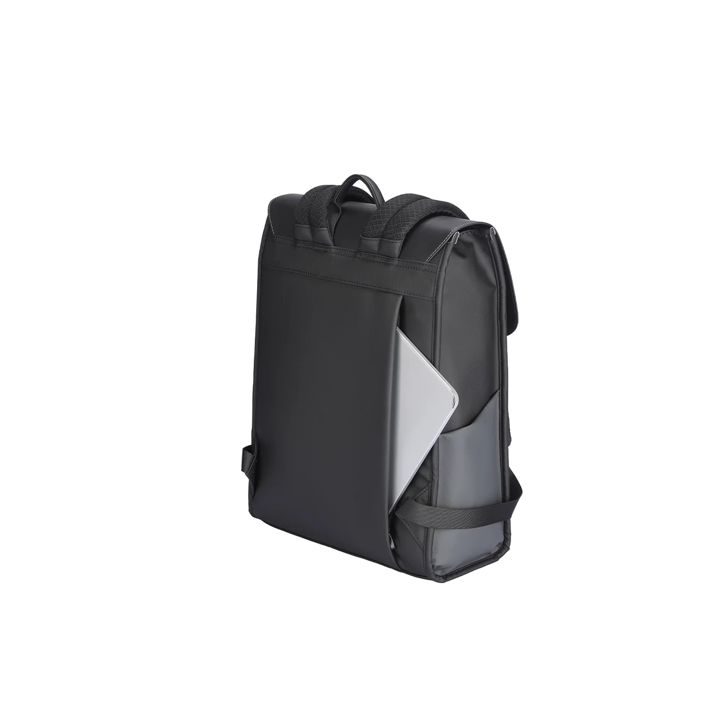 MUKE I: School Style Classic Business Work Black Oxford Backpack - Image 15