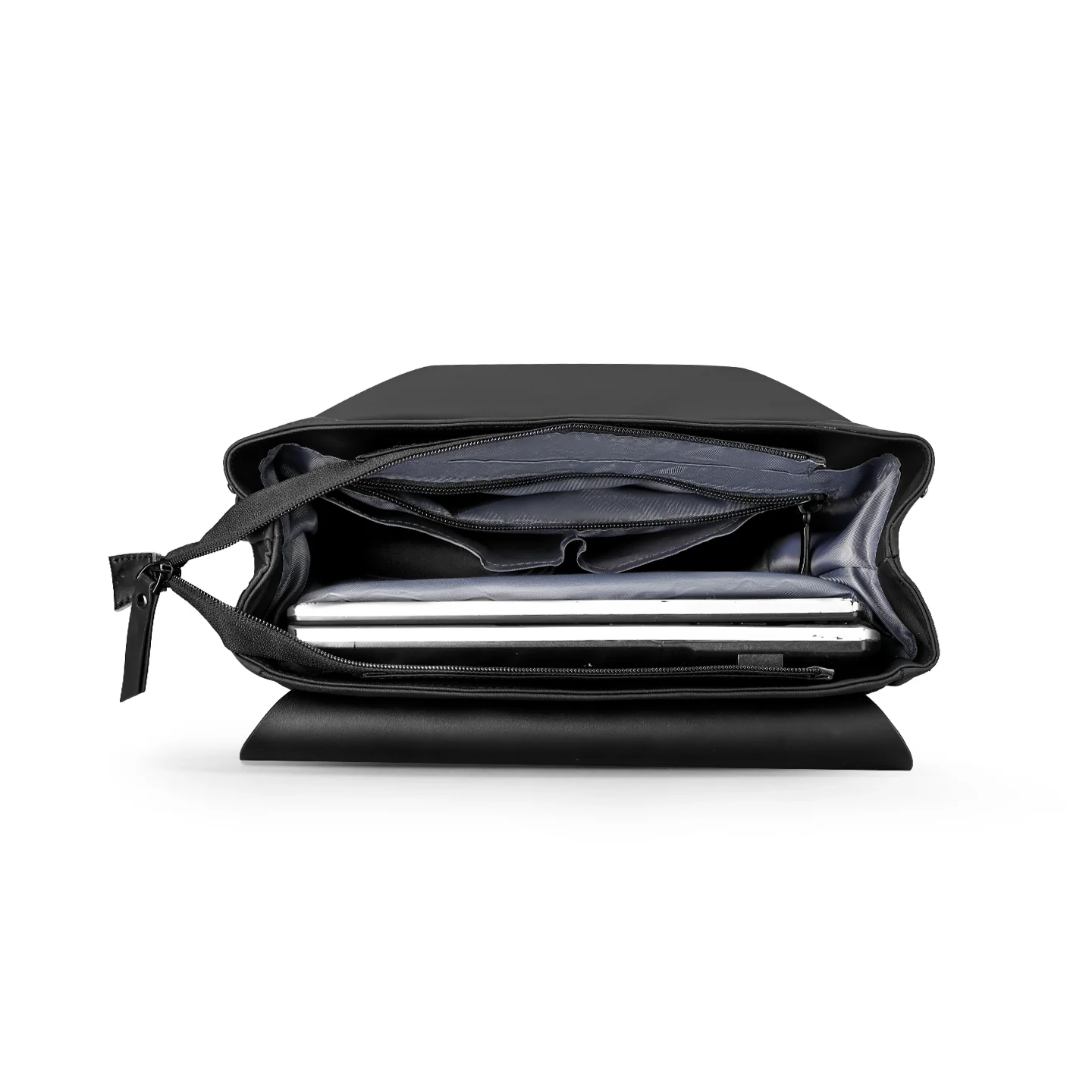 MUKE II:School Classic Business Work Black Oxford Backpack - Image 7