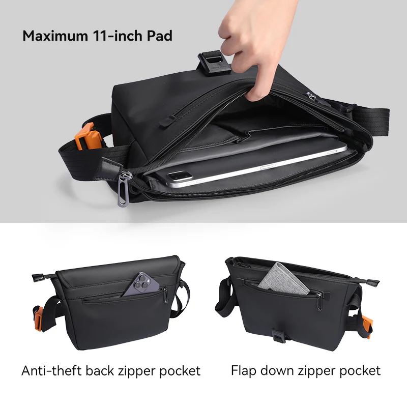 Trendy: Business Casual Travel All-in-One Crossbody Bag - Image 9